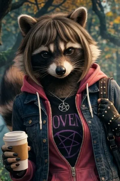 Rosie the Raccoon photo