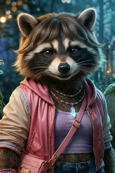 Rosie the Raccoon photo