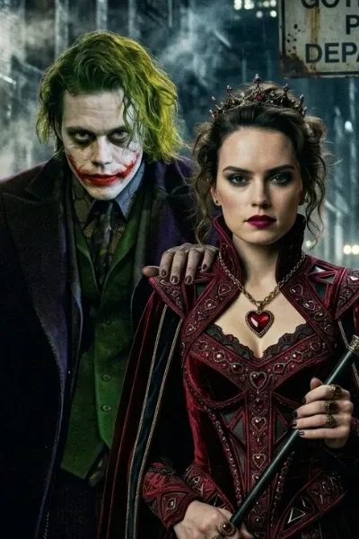 The Joker and The Queen of Ruby Hearts photo