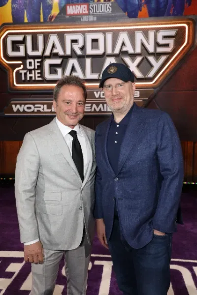 Kevin Feige and Louis D'Esposito