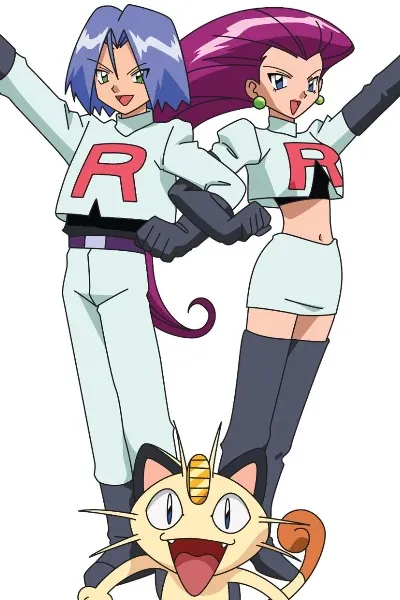 Team Rocket Trio (Jessie, James, and Meowth) photo