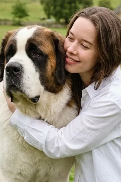 Anna Popplewell's Saint Bernard