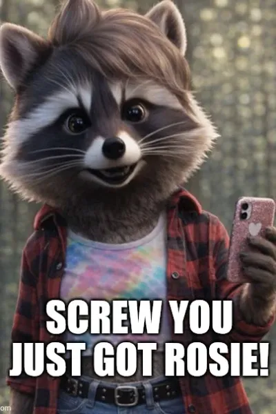 Rosie the Raccoon photo