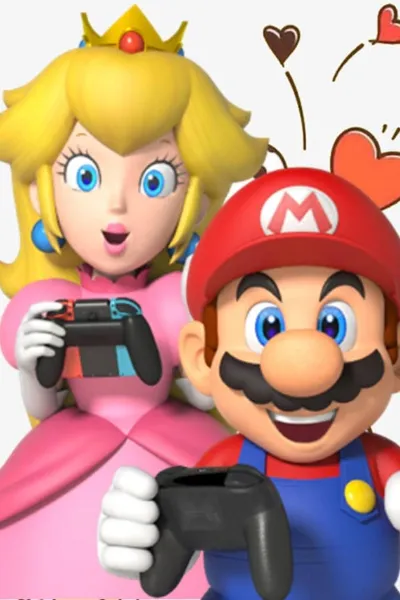 Mario and Peach photo