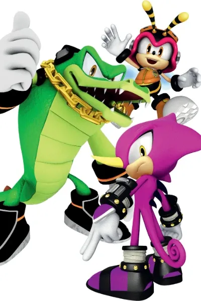 Team Chaotix (Vector, Espio, and Charmy)