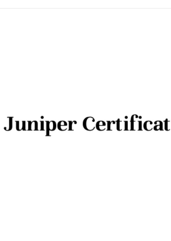 A Step-by-Step Approach to Achieving Juniper Certification Fan Casting ...