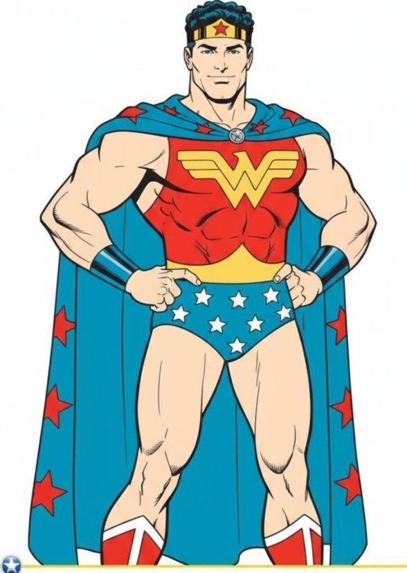 Actors who could be a play Male version of Wonder Woman in decades
