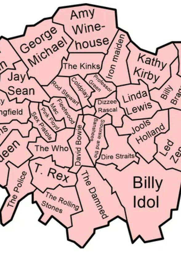 Actresses As London Boroughs