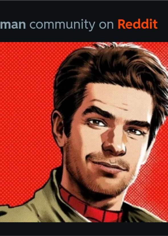 Andrew Garfield as spider man Peter b Parker beyond the spider verse.