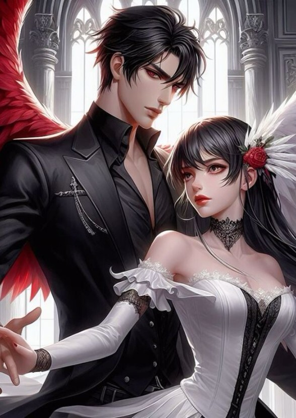 Angel Asian And Demon Boy