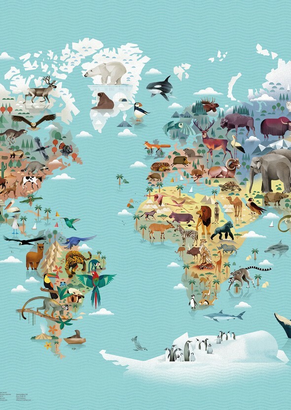 Animals around the world.