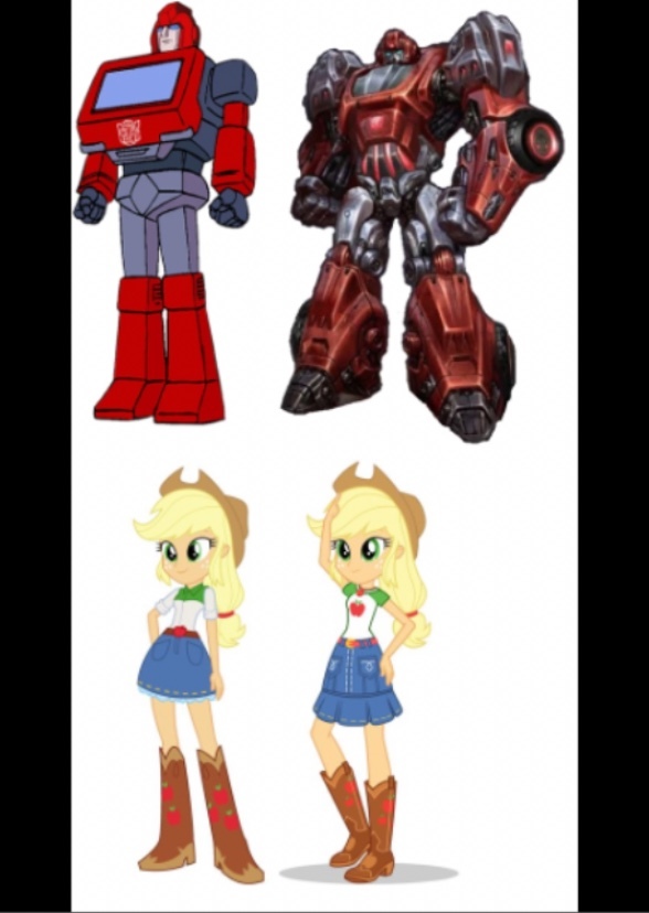 Applejack and Ironhide