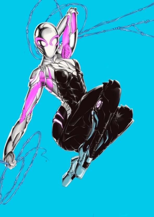 Arianna grande A's iron spider Gwen