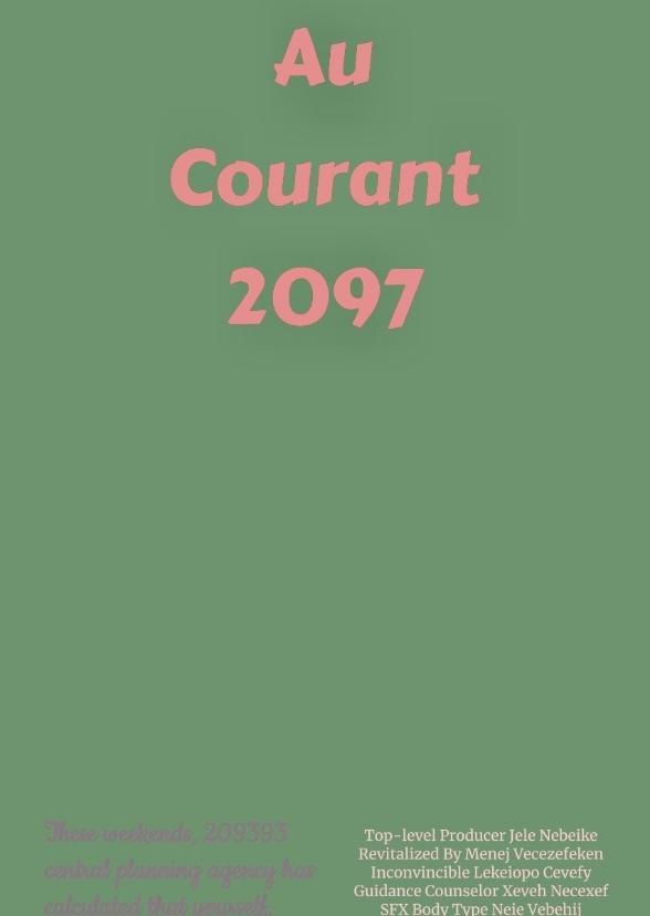 Au Courant 2097