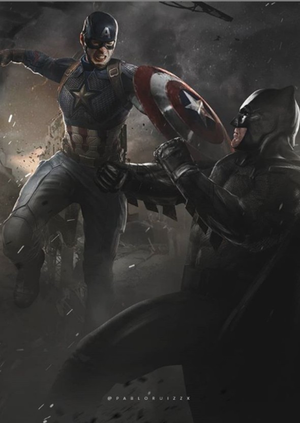 Batman vs Captain America