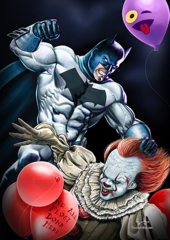 Batman Vs pennywise 