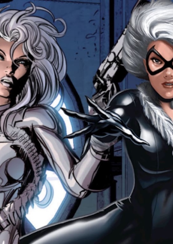 Black Cat and Silver Sable 