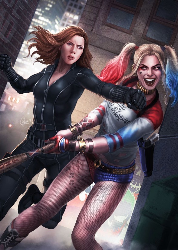 Black Widow VS Harley Quinn(1991)