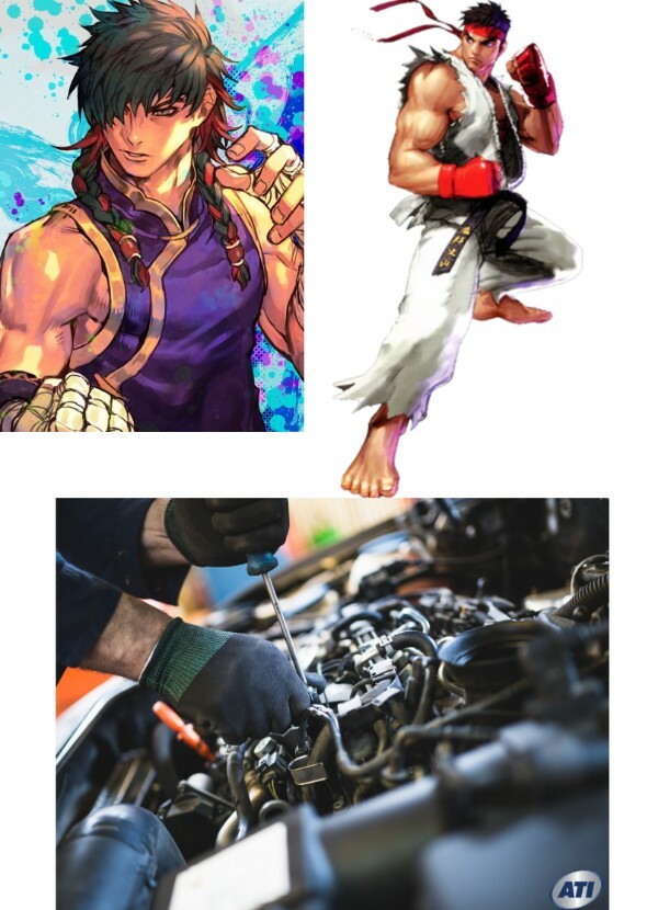 Bosch and Ryu’s hard day in a auto mechanic