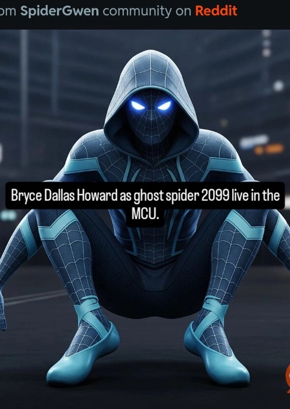 Bryce Dallas Howard as ghost spider 2099 live in the MCU.