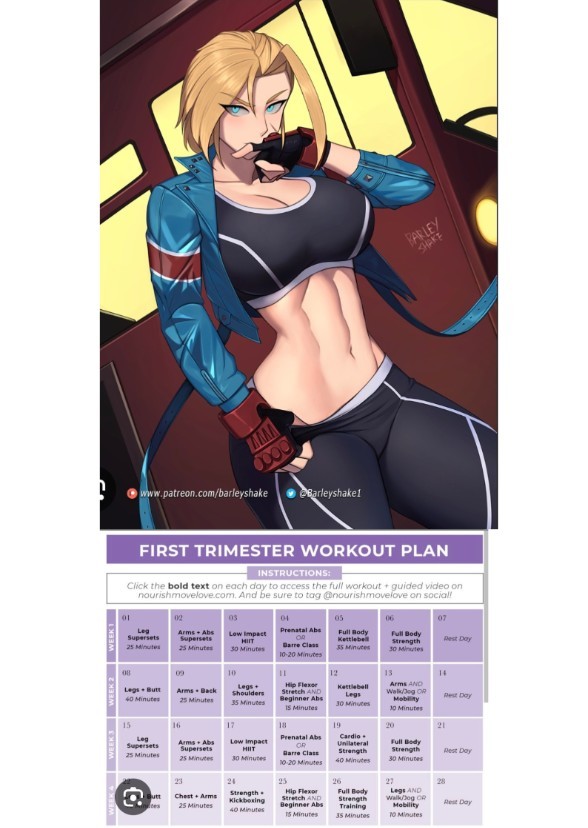 Cammy's Pregnancy Routine