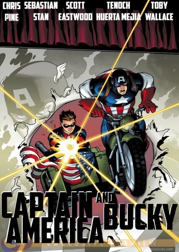 Captain America and Bucky
