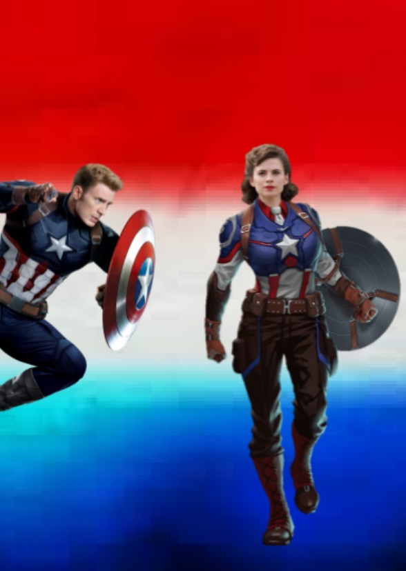 Captain  America & Peggy
