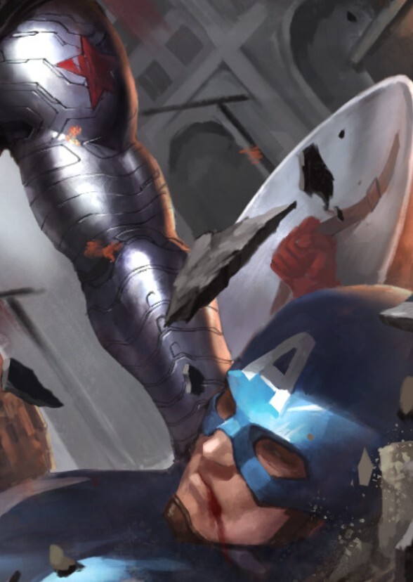 Captain America vs The Winter Soldier