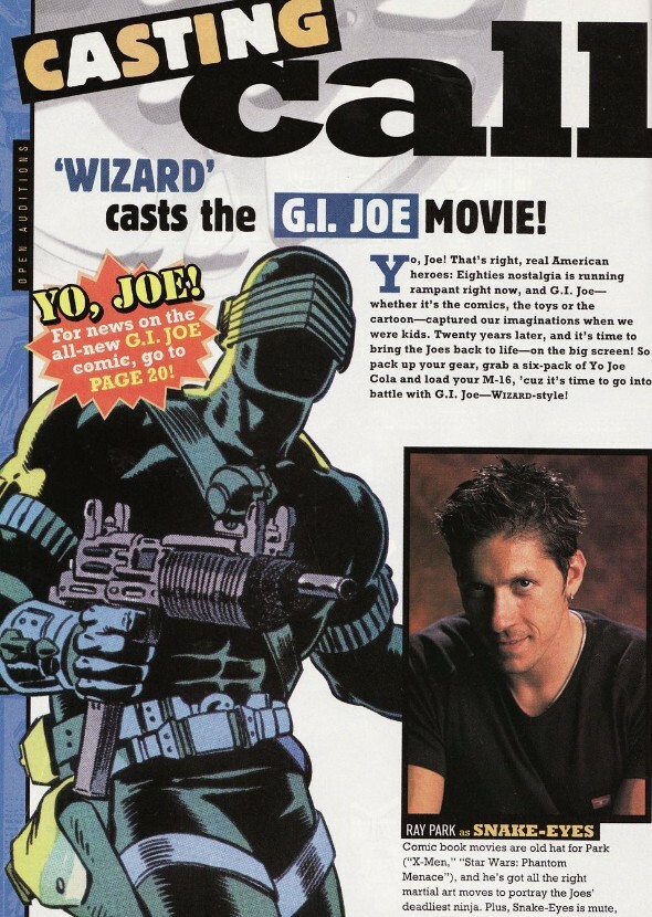 Casting Call: G.I. Joe