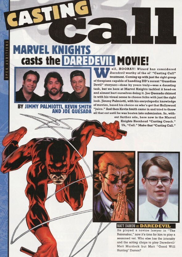 Casting Call: The Marvel Knights Presents the Daredevil Movie