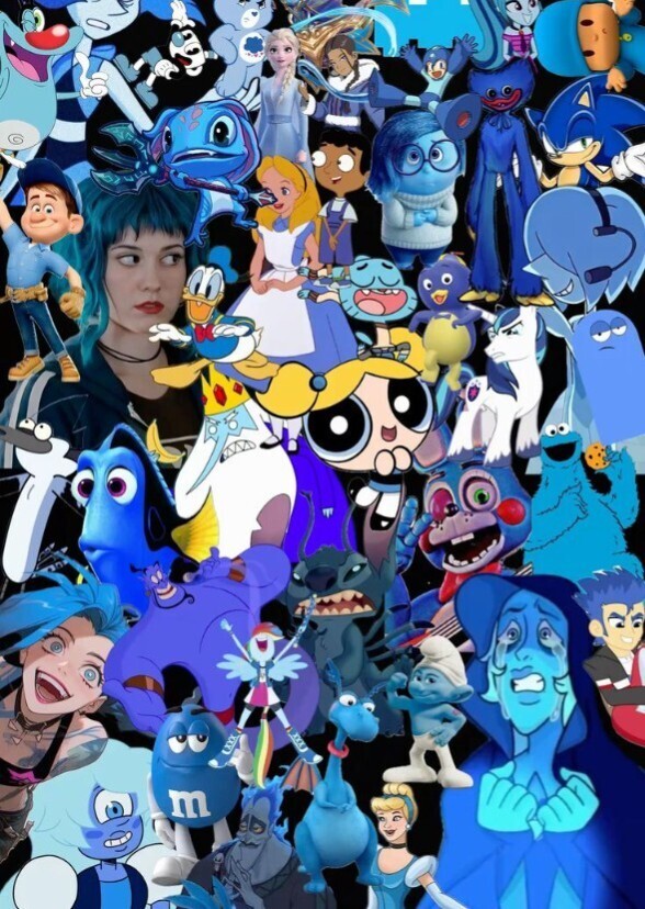 Characters color favourite blue