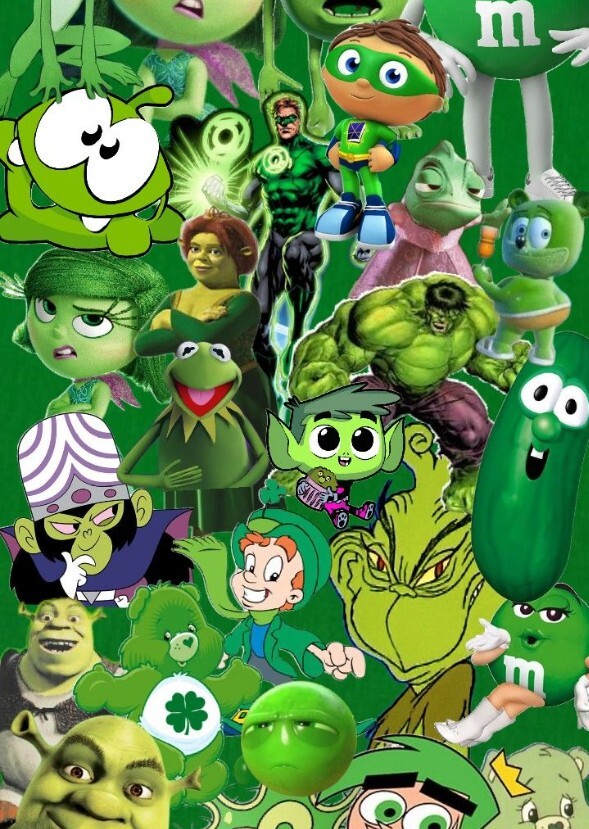 Characters Color favourite Green