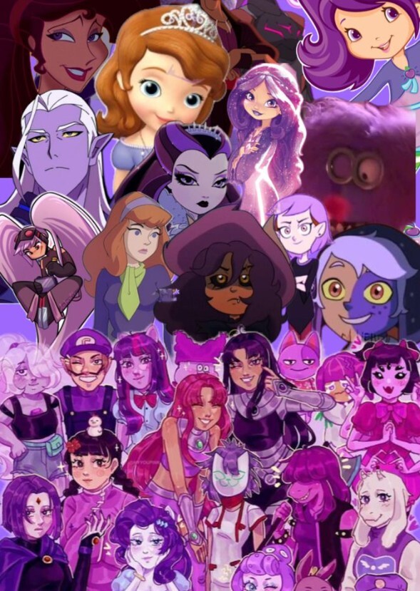 Characters Color purple(characters From Decades)