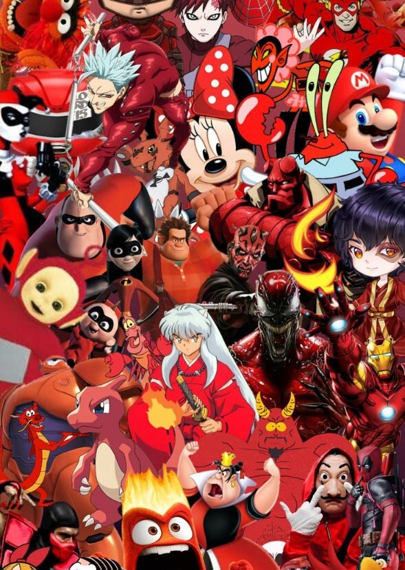 Characters Color Red(characters From Decades)