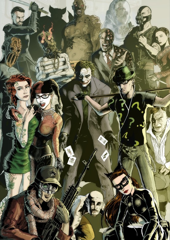 Characters who would've appeared in Chris Nolan's Batman Universe