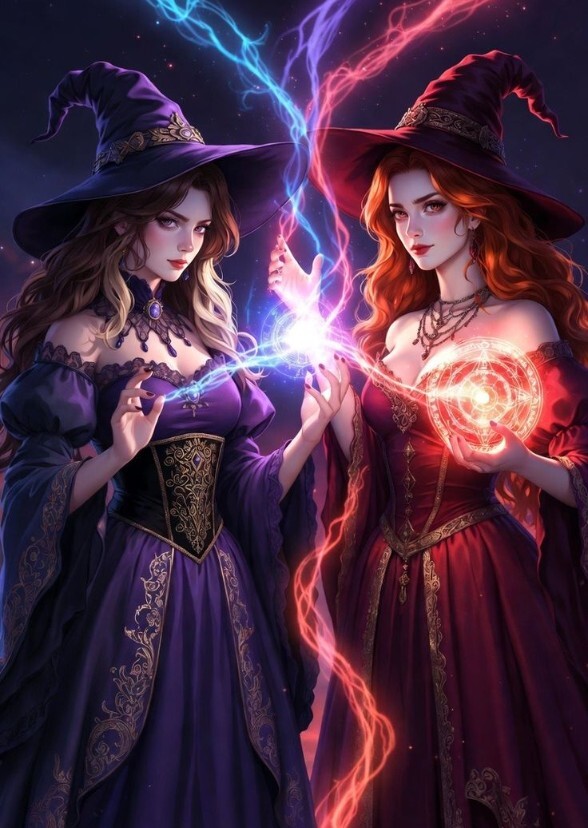 Chloe And Odessa,Witchez And Friends
