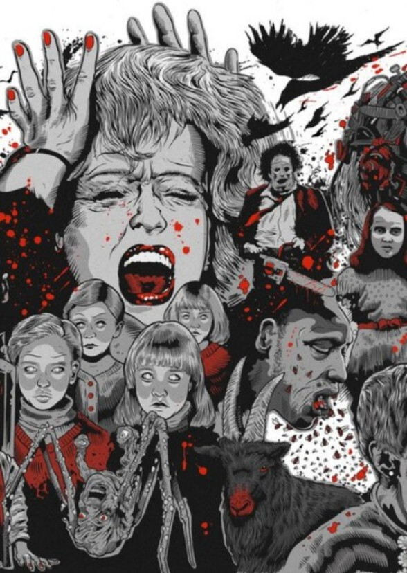 Classic Horror Actors as the Modern Horror Characters (Genderswap)