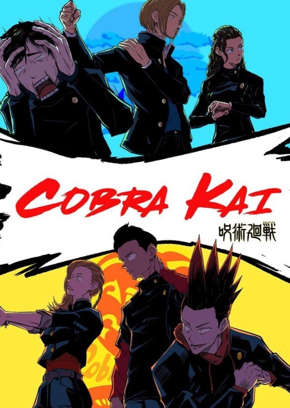 Cobra kai version anime seasons 1-6