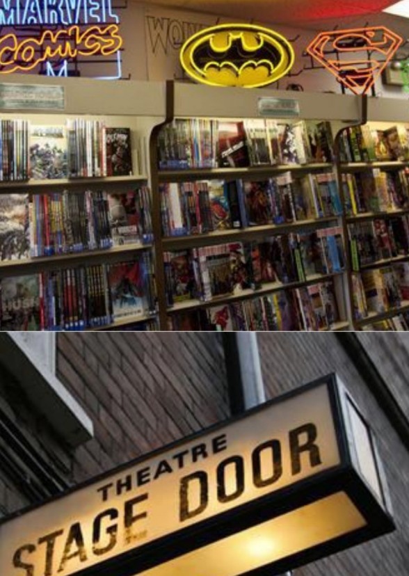 Comic Movie Roles Cast w/Theatre Actors