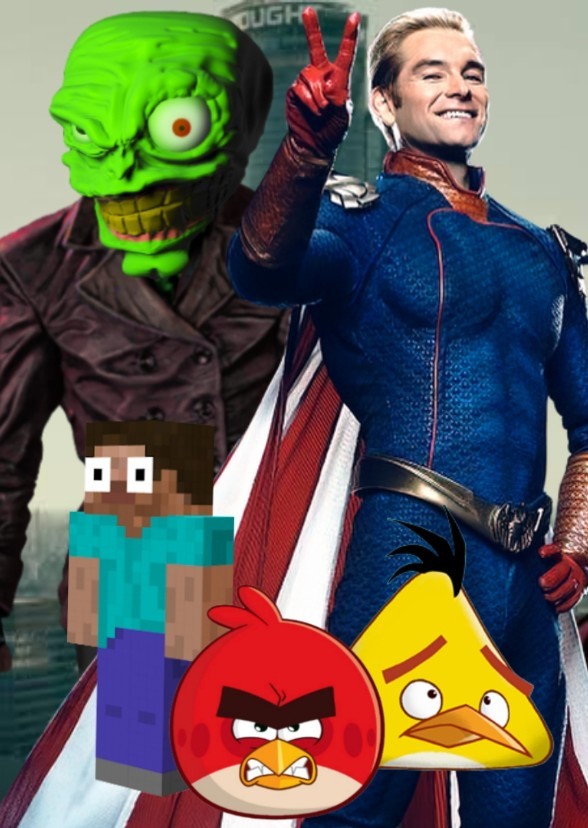 Comic Stanley ipkiss and comic homelander returns