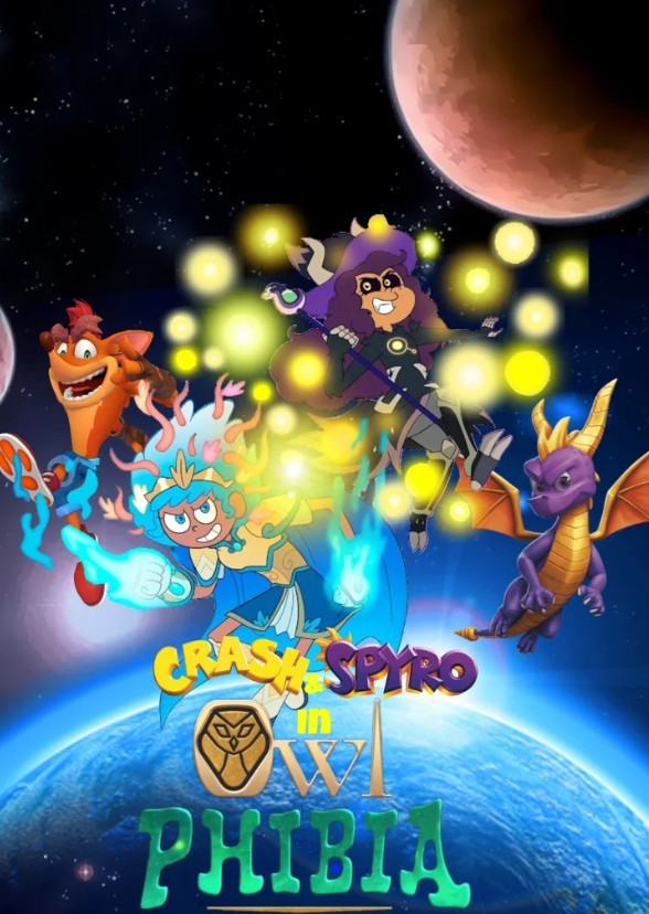 Crash and Spyro in Owlphibia