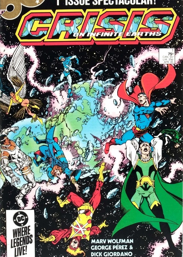 Crisis on Infinite Earths (with character roster from the comics) Fan ...