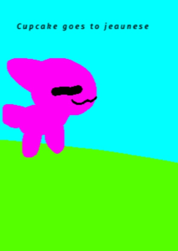 Cupcake in jeaunese