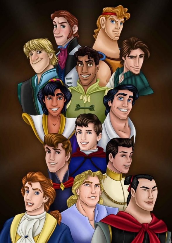 Disney Princes accurate ages 