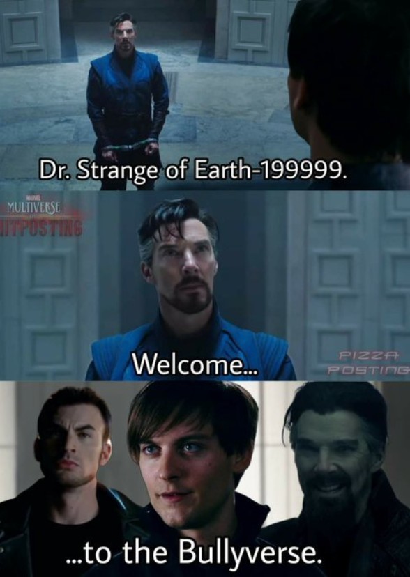 Doctor strange multiverse of bully maguire