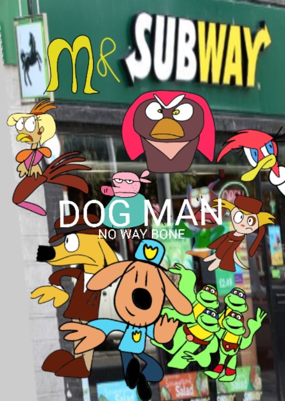 Dog Man and Ninja Türtles: No Way Bone
