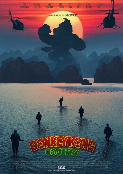Donkey Kong Country Fan Casting Poster