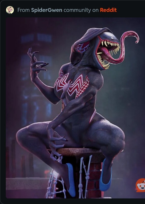 Dove Cameron as gwenom