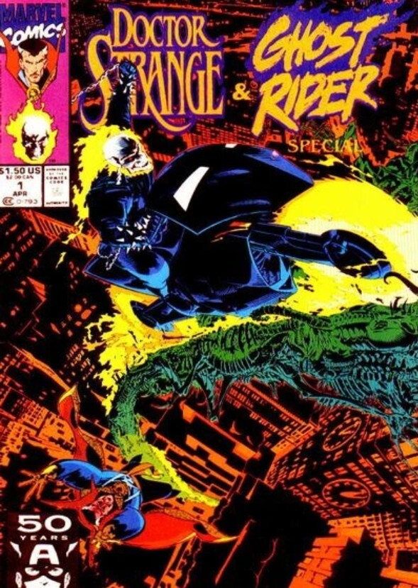 Dr. Strange and Ghost Rider