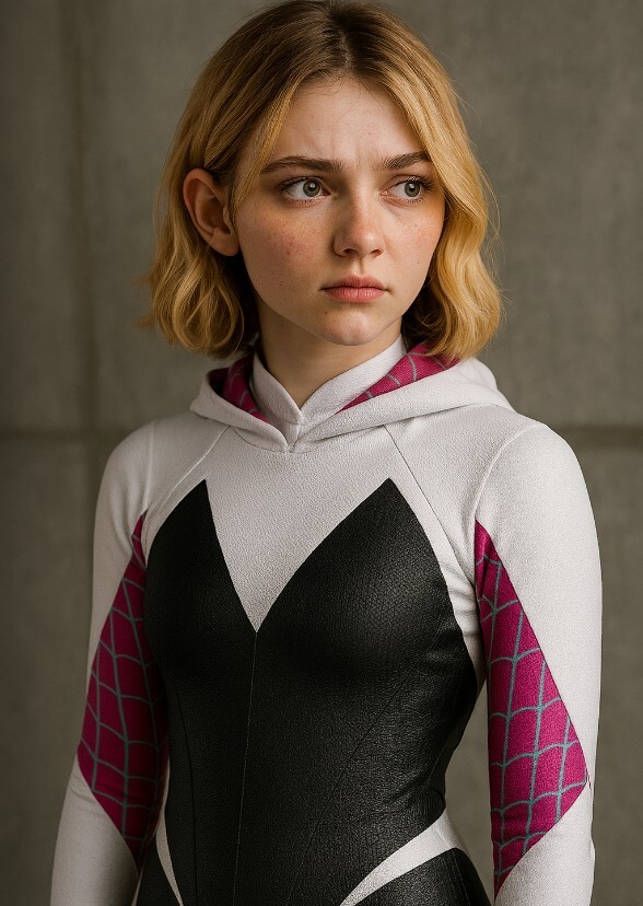 Emma Myers A's spider Gwen earth 65